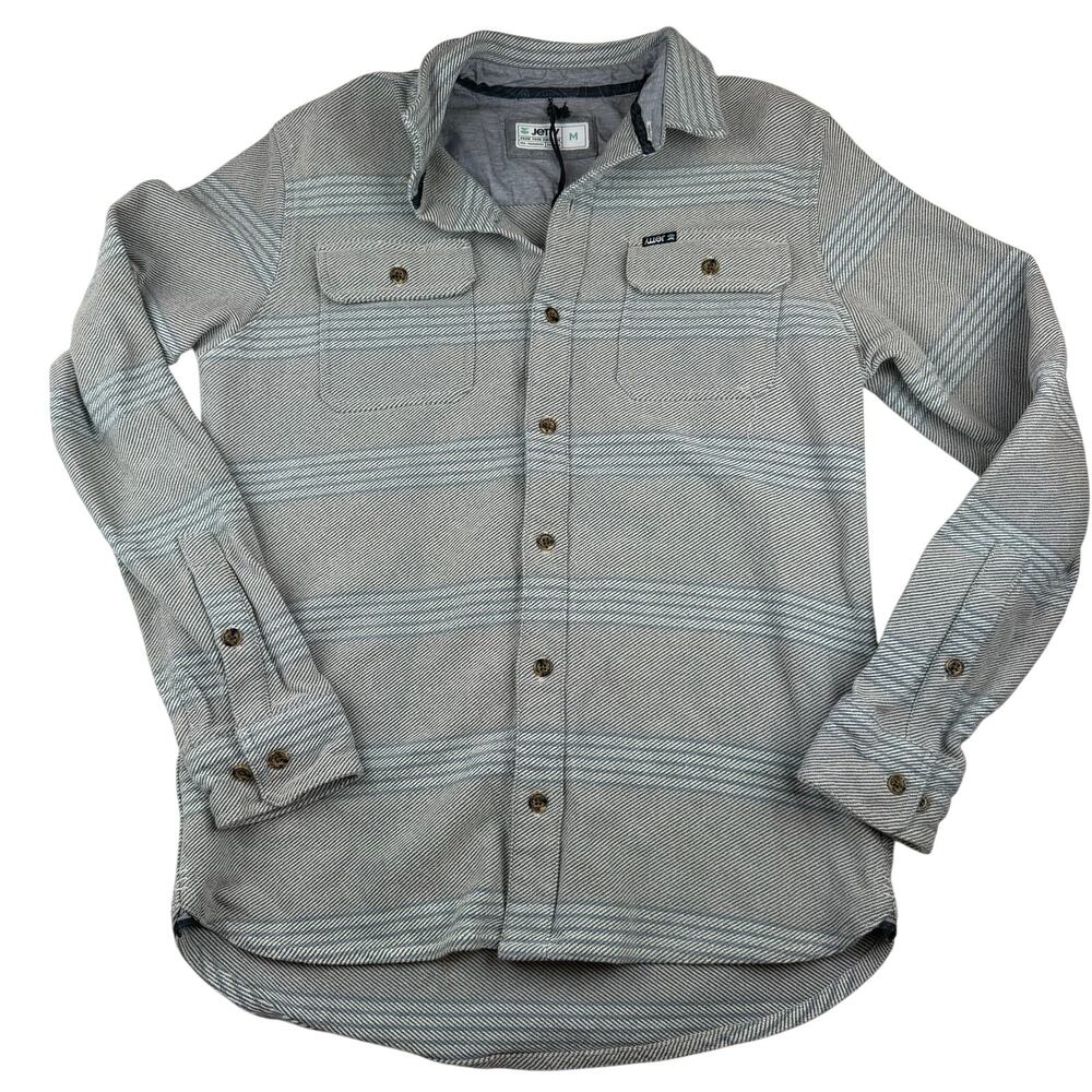 Jetty Draw Your Own Line Flannel Shirt Medium